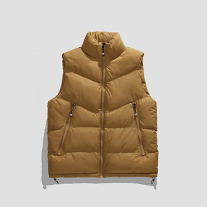 Gilet matelassé sans manches pour homme, coupe-vent, imperméable, écoresponsable, chauffant, décontracté, pour l'automne - Product Image 2