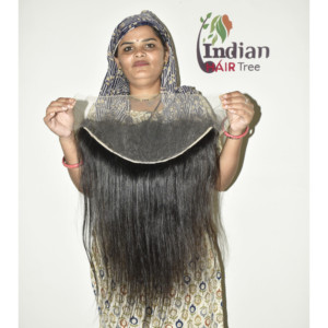 Extensiones de Cabello Humano Indio 100% Natural, Liso, de Calidad Superior, con Doble Trama, 100g, Precio de Fábrica al Por Mayor - Product Image 4