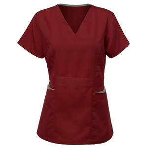 Uniformes Médicos de Alta Calidad 2026, Conjuntos de Uniformes de Trabajo para Enfermeras, en Tela Twill de Mezcla de Algodón, Colores Personalizados - Product Image 2