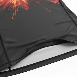 Camiseta de compresión duradera para hombres, mujeres y niños, para MMA, BJJ, Jiu Jitsu, entrenamiento sin gi, personalizada, sublimada, al por mayor, traje de baño. - Product Image 6