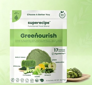 Greenourish Top Pick Gut Health Fruit Blend Drink Apple Lemon Juice <b>Sugar</b> Free Plant Based Cholesterol Free Functional Beverage - Product Image 1