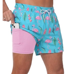 <b>Shorts</b> summer Polyester or <b>Nylon</b> elastic AOP Print Swim <b>Shorts</b> Quick Dry Casual Style Woven Drawstring Waist from Bangladesh - Product Image 1
