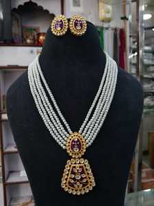 New Indian <b>Jewelry</b> Antique Lampwork Glass High Quality Multi Layer Beads Multi Layer Mala Handmade Bulk Product <b>Jewelry</b> <b>Making</b> - Product Image 2