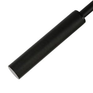 Lampe sur pied élégante en métal blanc avec abat-jour en lin pour les intérieurs minimalistes - Product Image 3