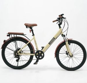 Bicicleta Eléctrica Urbana de 26 Pulgadas, Batería de Litio de 36V 8Ah, Motor de 7 Velocidades en la Rueda Trasera, Bicicleta Eléctrica para Desplazamientos Urbanos - Product Image 1