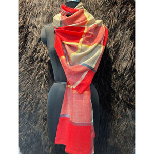 Estolas de Lujo de Lana Fina y Seda, 70x200 cm, Suaves, Cálidas y Elegantes, para Invierno, 80% Lana Fina, 20% Seda, Ligeras, de Diseño - Product Image 3