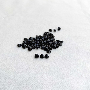 Gran oferta, piedra de corte facetada de corazón de espinela negra Natural de 3mm para fabricación de joyas, piedras preciosas sueltas hechas a mano, productos de envío gratis - Product Image 2