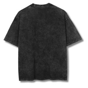 T-shirt graphique Berserk pour homme, coupe ample, noir, manches courtes, style streetwear, motif crânes imprimés, col rond, jersey de coton - Product Image 2