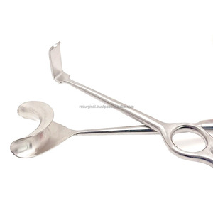 Ciseaux chirurgicaux |   Instrument manuel réutilisable en acier inoxydable long et courbé pour la gestion des tissus mous en chirurgie maxillo-faciale CE - Product Image 4