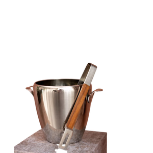 Seau à glace en acier inoxydable, design moderne et rond, résistant à la rouille, refroidisseur de boissons pour fêtes, idéal pour refroidir les bouteilles de vin lors de vos événements. - Product Image 6