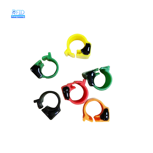 125KHz Electronic RFID Personalized Pigeon Bird Ring Tag for Tracking LF Chicken Pigeon Bird Foot Ring Ring