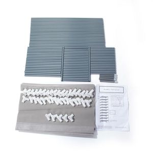 Scarpiera Moderna a 10 Ripiani in Tessuto Non Tessuto Grigio - Arredamento Soggiorno con Funzionalità Regolabili per la Conservazione delle Scarpe a Casa, Facile Montaggio - Product Image 1