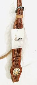 Directo de fábrica personalizado hecho a mano cuero genuino occidental Headstall venta al por mayor equipo de equitación con tallado - Product Image 6