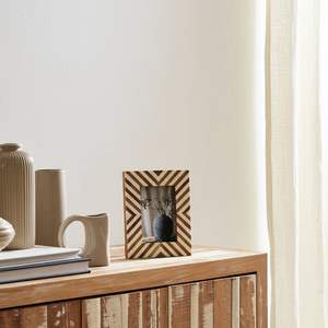 Support artisanal en chêne et résine blanche - Product Image 2