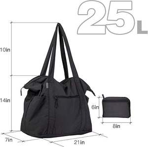 Bolsa de Transporte para Barco de Poliéster Negra, con Bolsillos con Cremallera, Bolsa Desmontable, Correa Ajustable, Diseño Impreso, Lavable y Resistente al Agua - Product Image 5