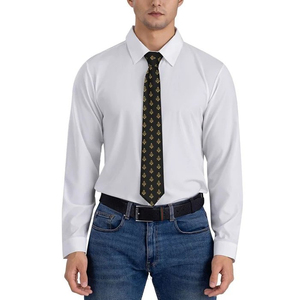 Corbata Masónica de la Logia Azul, Negra y Dorada 2026, Regalia Masónica, Logotipo Personalizado Impreso por Transferencia Térmica, Servicio OEM, Personalizable - Product Image 6