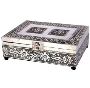 Caja de Joyas Hecha a Mano, Eleva Tu Colección con Nuestras Elegantes Cajas de Joyería Metálicas para Guardar Joyas - Product Image 5