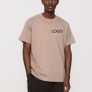 T-shirts pour hommes, design minimaliste, texture lisse, respirant, haut décontracté d'été avec logo personnalisable pour les acheteurs en gros - Product Image 1
