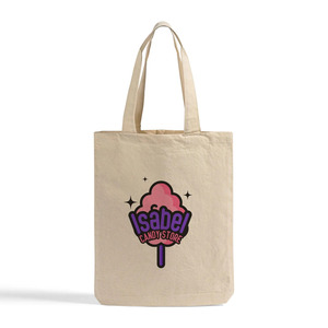 Natural Recycled Cotton Bottom Gusset Printed <b>Tote</b> Bag | Eco Friendly Reusable Shopping Carry Bag | Custom Logo Promotional Gift - Product Image 3