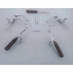 Juego de Distractores Cervicales Derecho e Izquierdo de Acero Inoxidable, Kit de Instrumentos Quirúrgicos para Columna Vertebral, Grado Médico Veterinario, de Astrin Surgical - Product Image 3