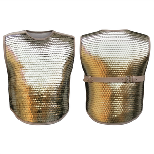 Escamas de Armadura Lorica de Metal Hechas a Mano, Diseño Medieval, Arte Histórico Coleccionable - Product Image 3