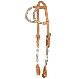 Cabezada y Pechopetral de Cuero Hechos a Mano con Diseño Occidental para Caballo - Product Image 5