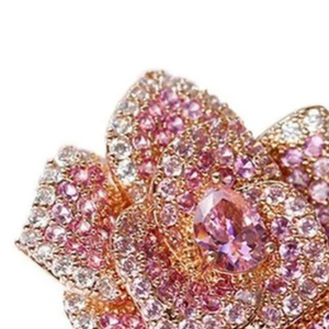 Bague Rose Thé pour Femme – Élégante, Couleur Rose, Motif Floral Rose – Bijou Tendance, Bague de Déclaration, Accessoire Cadeau Premium - Product Image 5