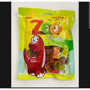 Bibica Jelly Zoo <b>Gummy</b> <b>Candy</b> Multi-Colored Cartoon Shape Bag Sweet Fruity Flavor - Product Image 2