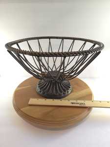 Panier de rangement pour fruits en fil de fer de qualité supérieure, écologique, moderne, avec revêtement en poudre noire, design nouvelle arrivée - Product Image 4