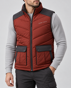 Chaleco Acolchado de Lona Ecológico, Cortavientos y Plegable, Talla Grande, para Mujer, Invierno 2026, Personalizable - Product Image 1
