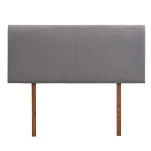 Testiera regolabile curva Grey a grandezza naturale con letto a fondina prodotto - Product Image 1