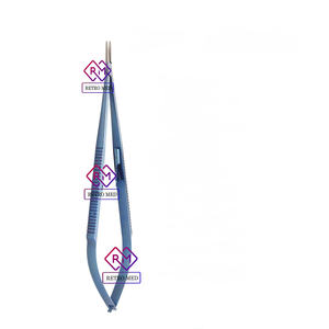 Portaagujas Jacobson de 18.5 cm, mango plano, para suturas, de titanio grado A+, de MEDICAB INSTRUMENTS - Product Image 2