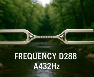 Kit de diapasons à rapport d'harmonie ADN, Diapason géant avec clé ADN D288hz & A432hz GRANDE TAILLE - Product Image 1