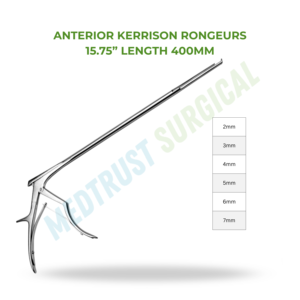 Rongeur Kerrison Antérieur 400 mm – Instrument Chirurgical pour Chirurgie de la Colonne Vertébrale – Outil de Coupe Osseuse - Product Image 2