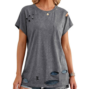 เสื้อยืดผู้หญิงใส่เล่นเสื้อยืดผ้าฝ้าย100% มาใหม่เสื้อยืดใส่เล่นสไตล์ไม่เหมือนใคร - Product Image 1