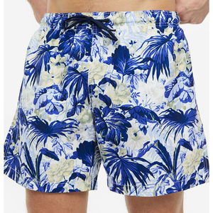 Pantalones Cortos Deportivos de Playa para Hombre, Tejido de Lana, Secado Rápido, Impermeables, Cintura Elástica, Hechos en Pakistán - Product Image 1