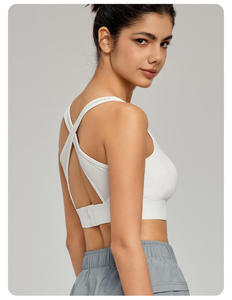Soutien-gorge de sport pour femme à fort impact, rembourré, bretelles réglables, maille respirante, pour la gym, le yoga, le fitness et l'entraînement athlétique - Product Image 2