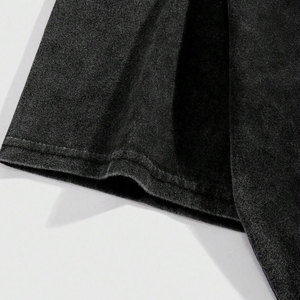 เสื้อยืดพิมพ์ลายตามสั่งสำหรับผู้ชาย สไตล์สตรีทสุดเท่ ผลิตจากผ้าวอร์สเตด ดีไซน์ทันสมัย แห้งเร็ว และป้องกันรอยยับ - Product Image 4