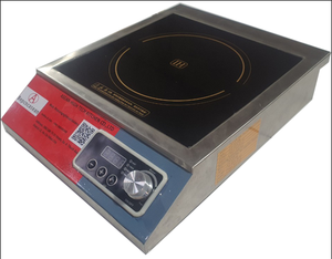 Cocina de inducción eléctrica ajustable de acero inoxidable Diseño de Parte superior plana individual con control de temperatura para hoteles comerciales domésticos - Product Image 4