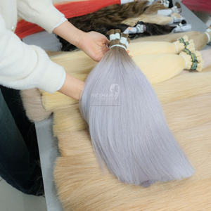 Extensiones de cabello virgen vietnamita 100% Premium Rubio sin silicona Super doble dibujado precios al por mayor suaves y sedosos - Product Image 6