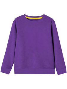 Sweat-shirt blanc à col rond coupe-vent en polaire pour femme, broderie florale, imprimé en relief, mélange polyester/coton, tricoté oversize, été - Product Image 6
