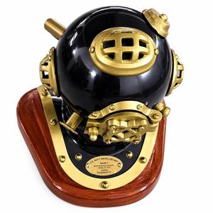 Casco de Buceo Mark V, Estilo Vintage, Metálico, Decorativo para Hogar, Oficina, Bar, Restaurante, Hotel, Estante, Escritorio, Mesa - Product Image 5