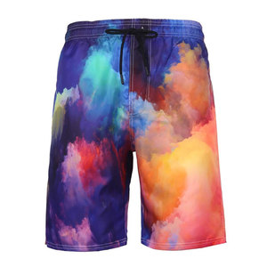 Pantalones Cortos Deportivos Sublimados para Hombre, Estampados, Casuales, de Tiro Medio, Transpirables, Ecológicos, de Lona, para Entrenamiento Deportivo y Uso Diario - Product Image 1