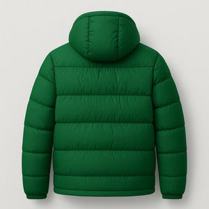 Chaqueta Acolchada Cálida para Invierno, Ropa de Abrigo para Clima Frío, Personalizable, con Cuello Alto y Logotipo Frontal, Alta Calidad - Product Image 2