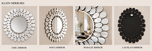 Miroir mural rond en forme de goutte d'eau, design galet, miroir décoratif pour salle de bain, chambre à coucher, salon, moderne et élégant, à fixer au mur, 24 pouces - Product Image 2