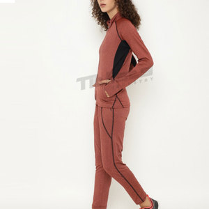 Conjuntos Deportivos de Mujer en Color Sólido para Otoño e Invierno, Oferta en Conjuntos Deportivos, Conjuntos Deportivos de Mujer a Bajo Precio - Product Image 2