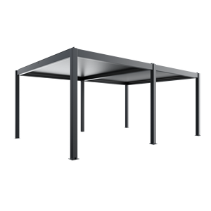 Pergola Elettrica con Lamelle Orientabili 2-in-1, Illuminazione LED e Telecomando, Decorazione per Interni ed Esterni, Tettoia con Luci LED - Product Image 2