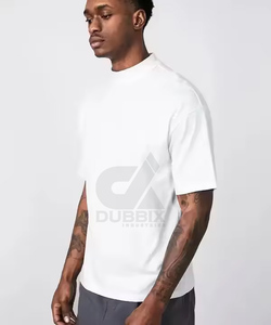 Quality <b>Light</b> Breathable Eco-Friendly Anti-Wrinkle Cotton Men's Plus Size Ringer T-Shirt Regular Fit O-<b>Neck</b> Collar Solid Logo - Product Image 4