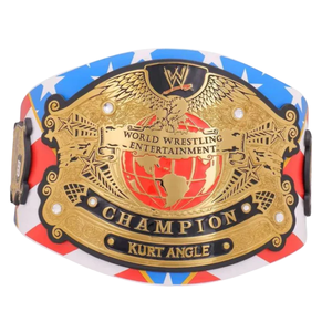 Ceinture de champion WWE Kurt Angle personnalisable, ceinture sportive de haute qualité or et rouge, ceinture de titre personnalisée, édition de collection - Product Image 5