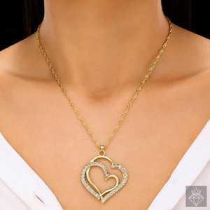 ชุดสร้อยข้อมือสร้อยคอต่างหูคริสตัลชุบทองป้องกันการเสื่อมเสีย - Product Image 3